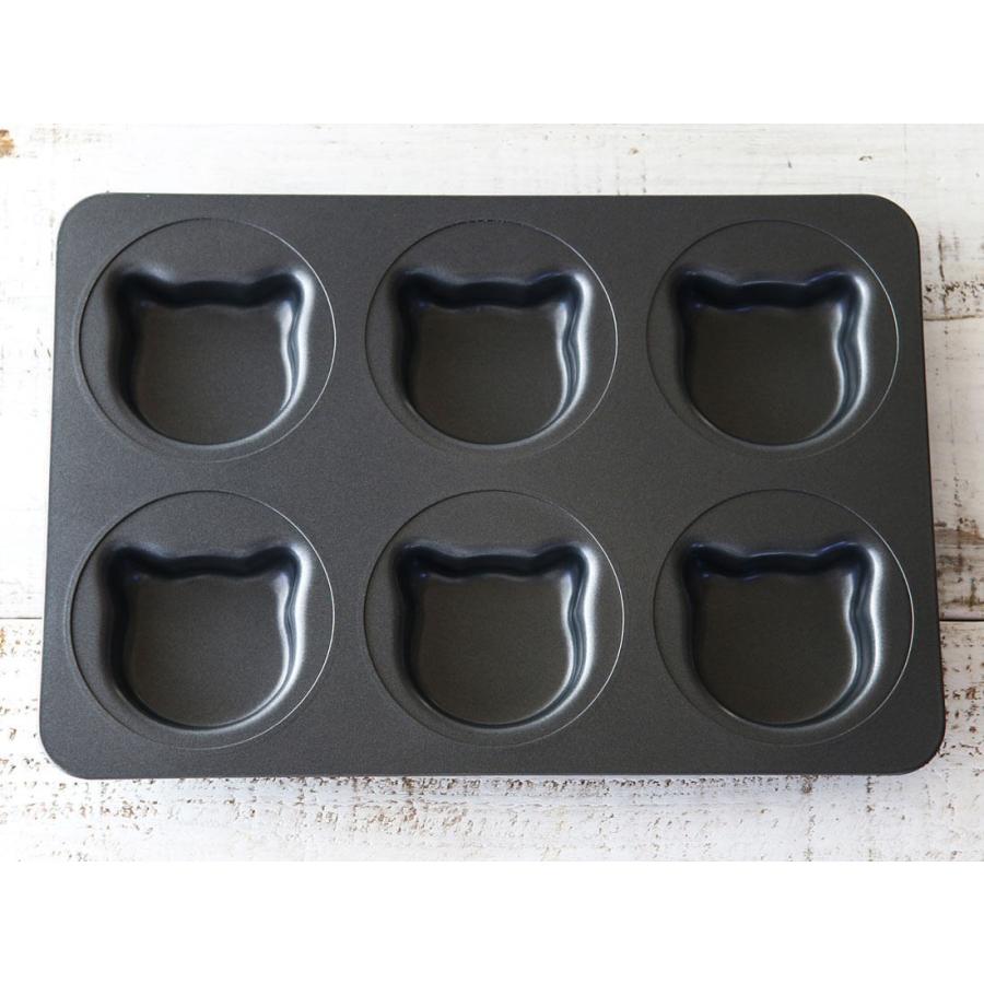 cotta（コッタ） イングリッシュマフィン型 ねこ(6個取り) : cotta