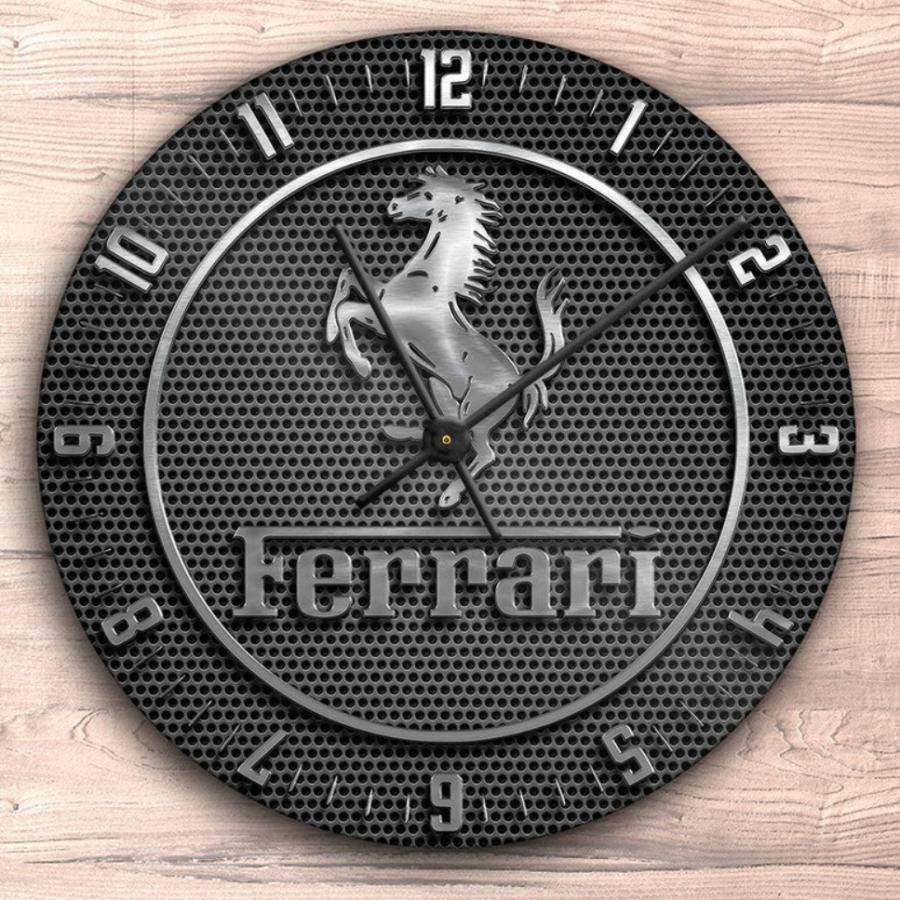 フェラーリ掛時計 掛時計 ウオールクロック 壁掛け時計 名車時計
