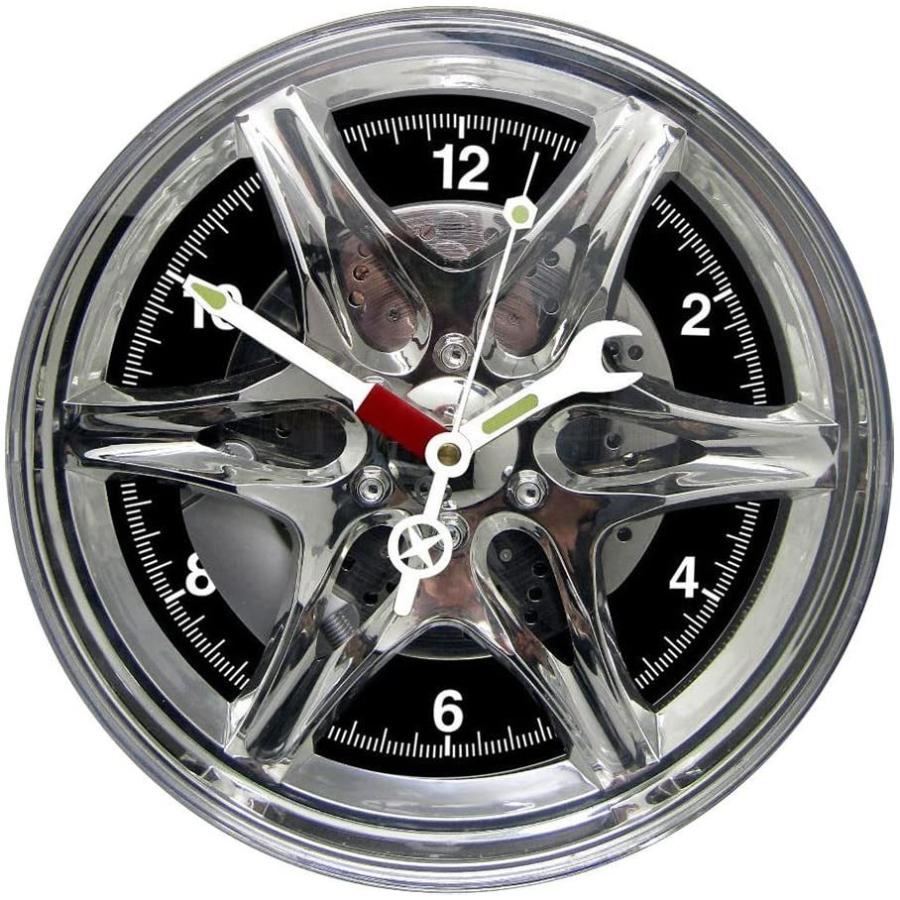 車ホイール掛時計 カーホイール時計 ウオールクロック 壁掛け 時計