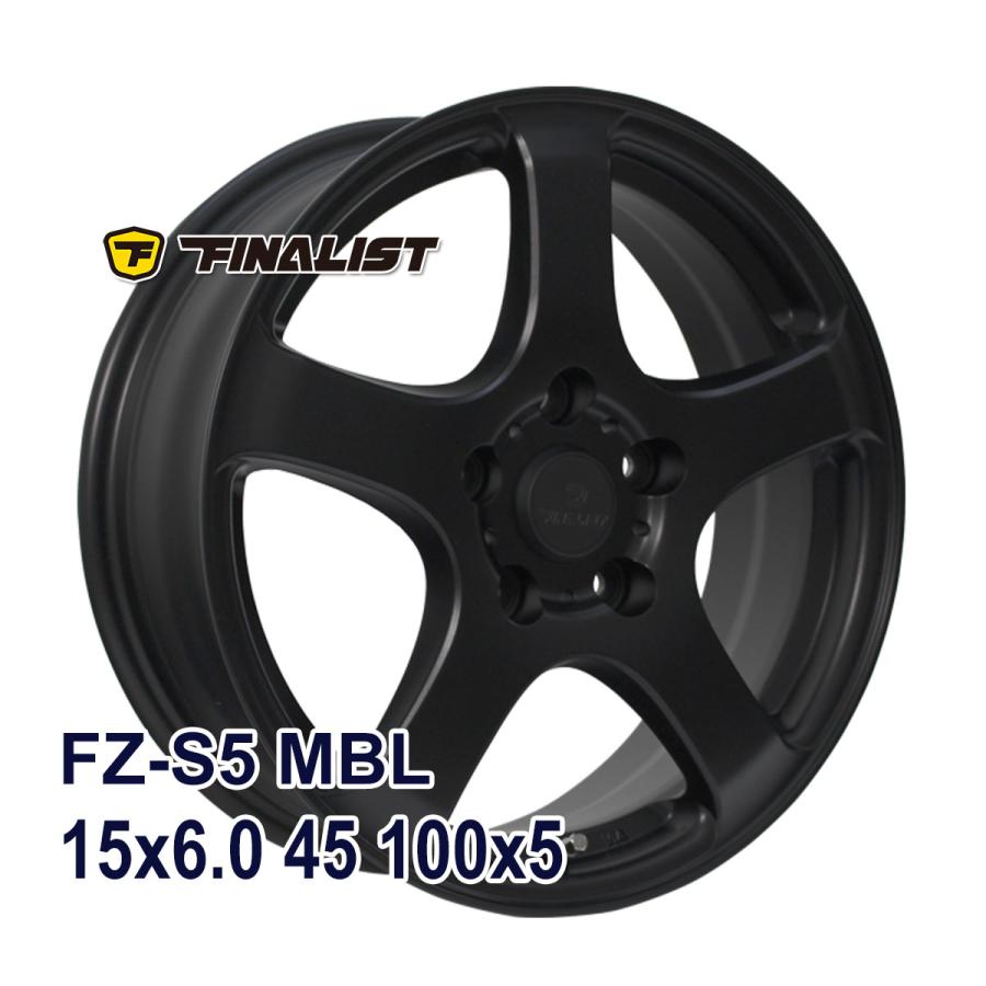 4枚セット】 FINALIST FZ-S5 15x6.0 +45 100x5 MBL : AUTOWAY