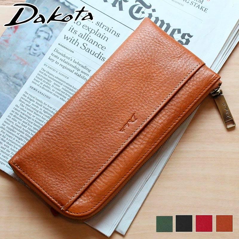 Dakota（ダコタ） 長財布 L字ファスナー 薄型 ラルゴ 牛革 本革