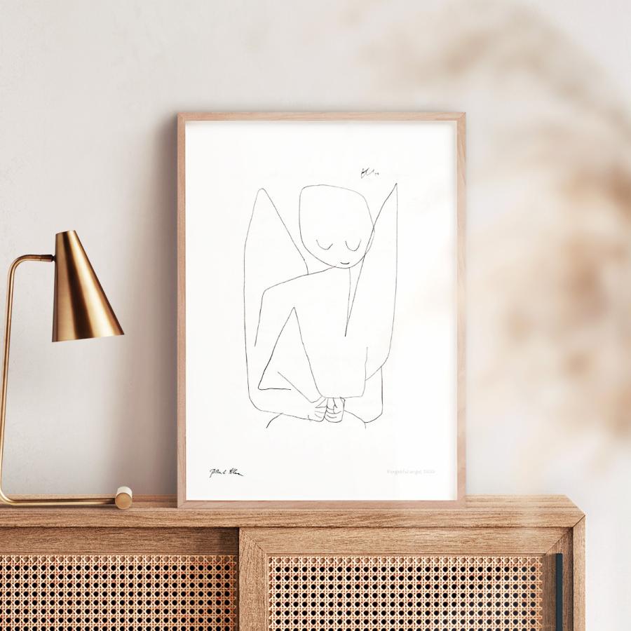 パウル・クレー 忘れっぽい天使 アートポスター インテリア 特大 A2