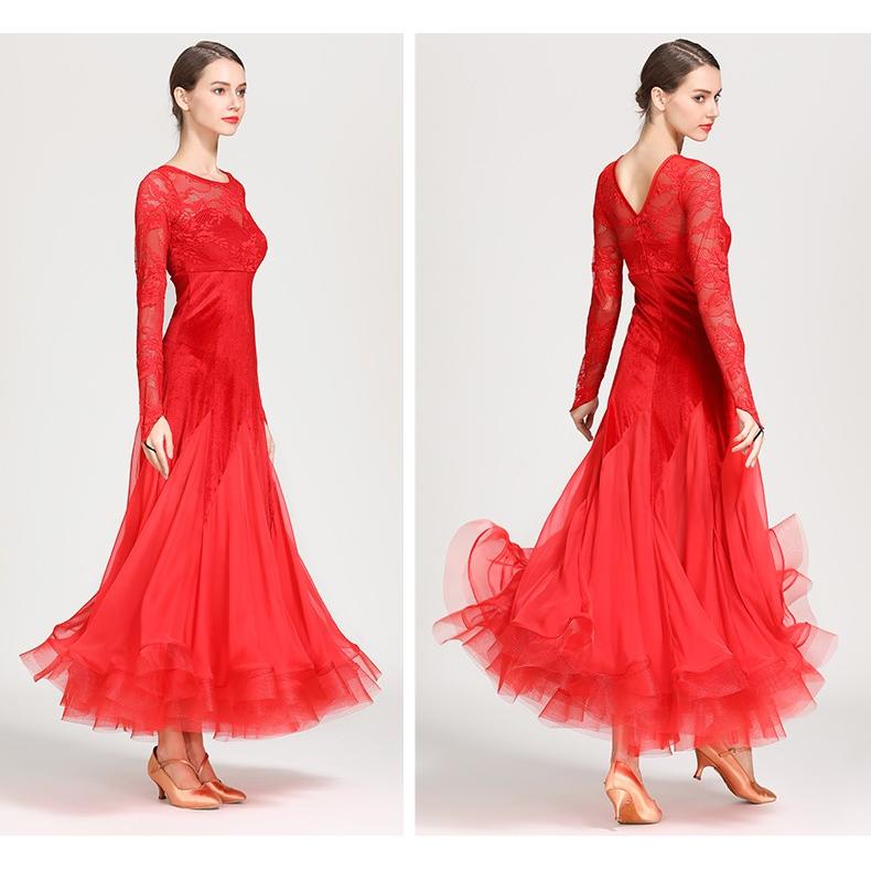 Garuda SHOP 社交ダンス衣装レディース ダンスレッスン練習ロング