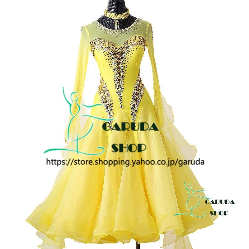 Garuda SHOP レディース社交ダンスドレス モダン競技ドレス ワルツ