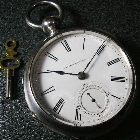 ILLINOIS Queen アンティーク鍵巻き銀製懐中時計 : 古時計の館 - 通販