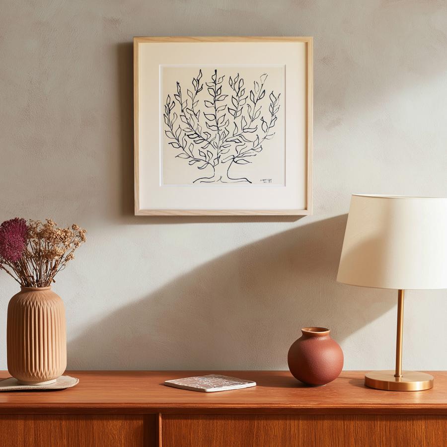 アンリ・マティス 「低木」アートポスター（フレーム付き） / Henri