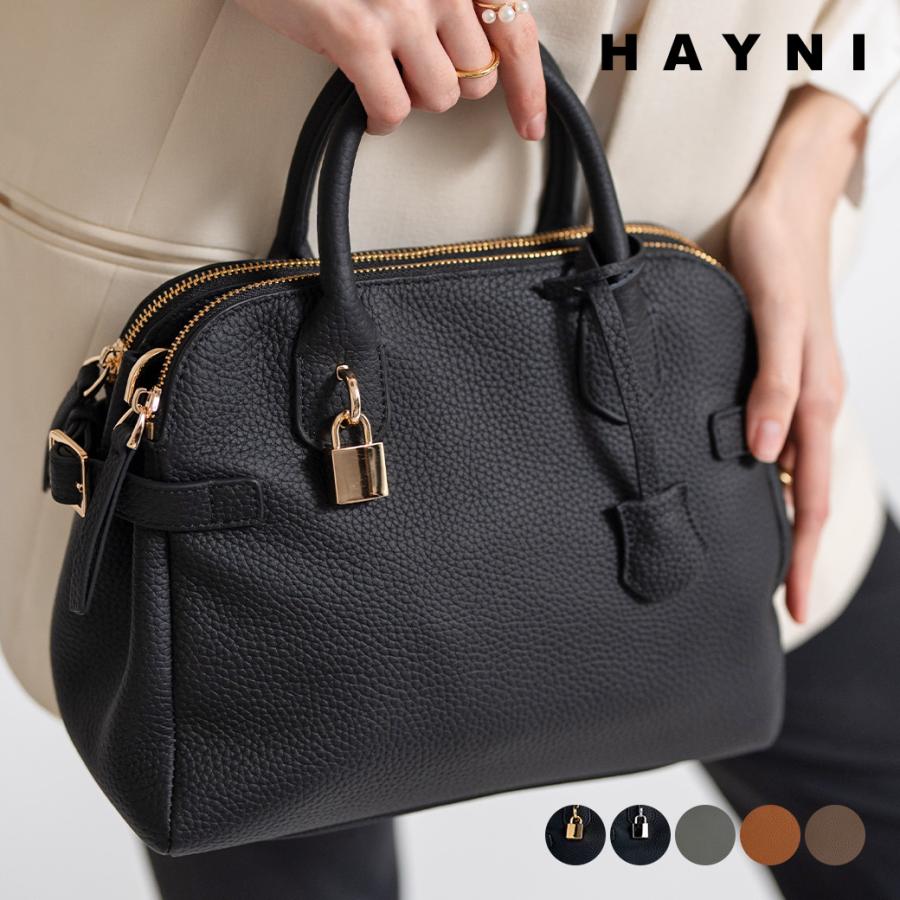 HAYNI（ヘイニ） 本革 ショルダーバッグ ハンドバッグ 入学式 入園式
