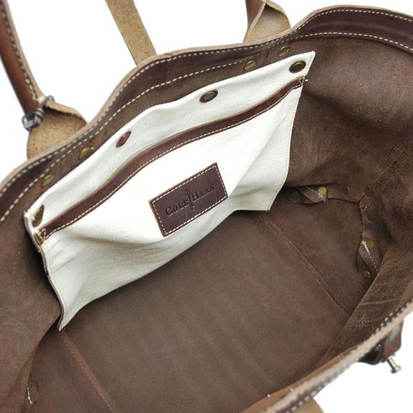 COLE HAAN（コールハーン） メンズ トートバッグ 本革 総革 レザー 茶