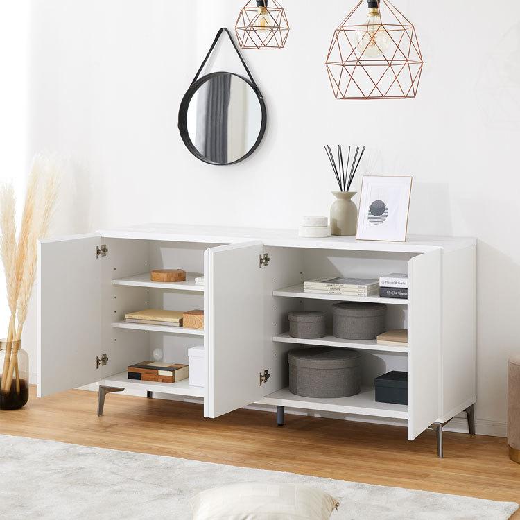 LOWYA（ロウヤ） サイドボード 収納棚 キャビネット 150cm リビング