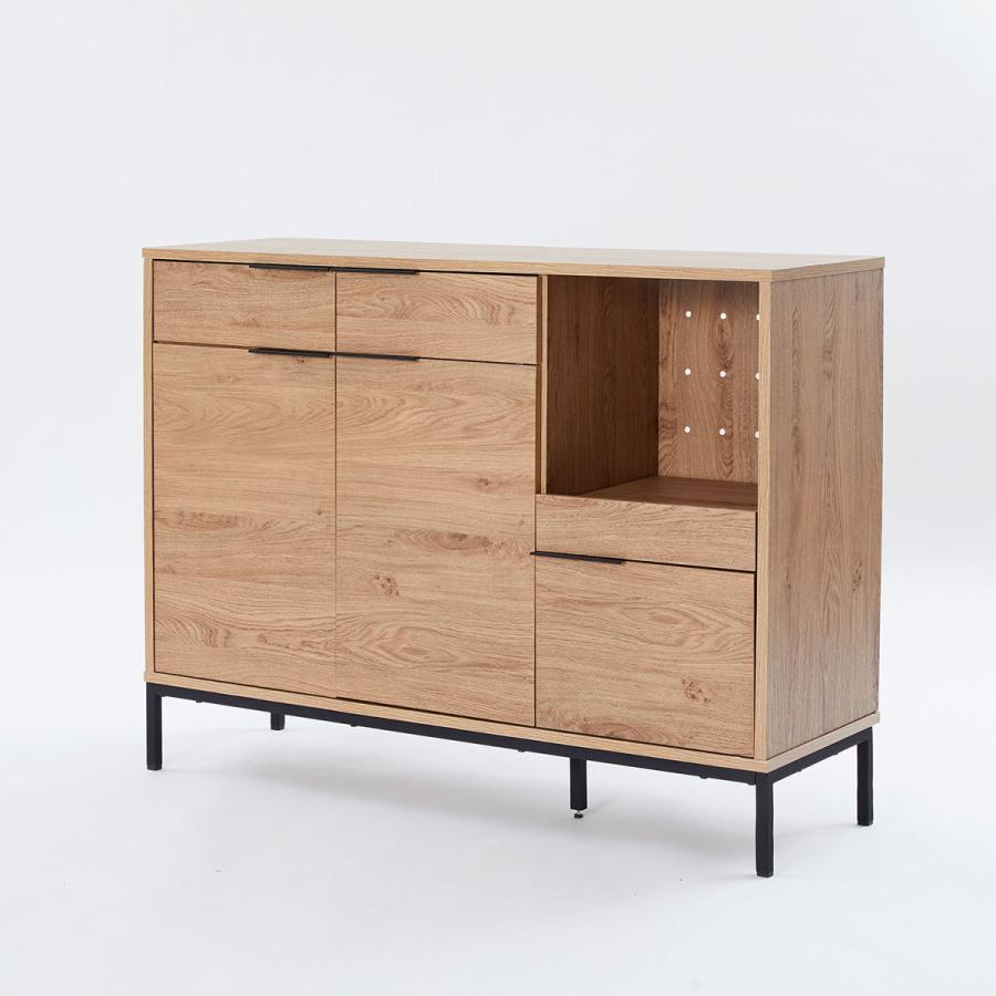 LOWYA（ロウヤ） キッチン収納 キッチンキャビネット 食器棚 キッチン