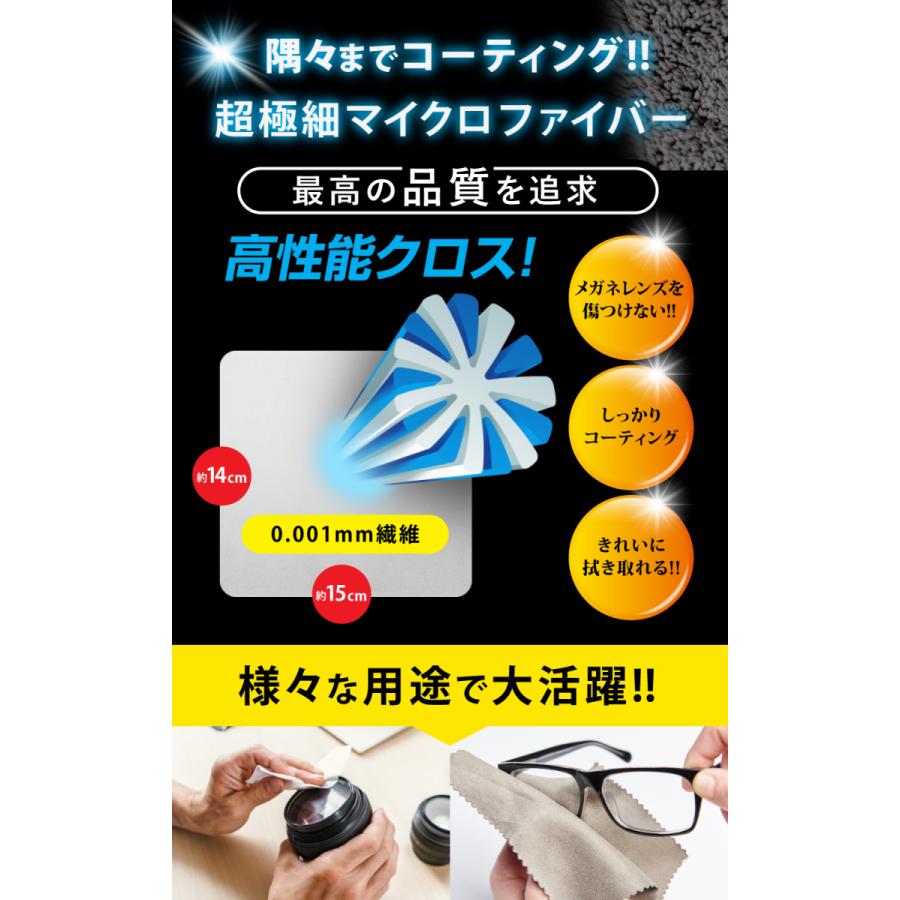 メガネ くもり止めクロス くもりどめ 眼鏡 曇り止め 約300回繰り返し