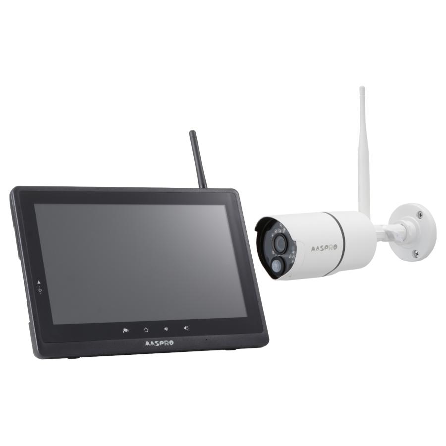 マスプロ（MASPRO） モニター(10インチ）&ワイヤレスカメラセット