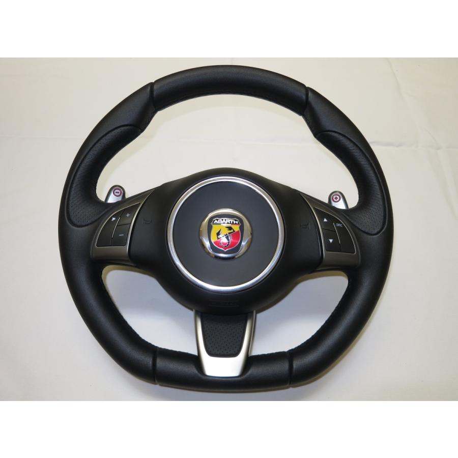 ABARTH FIAT500 ステアリング ウッドハンドル アバルト フィアット