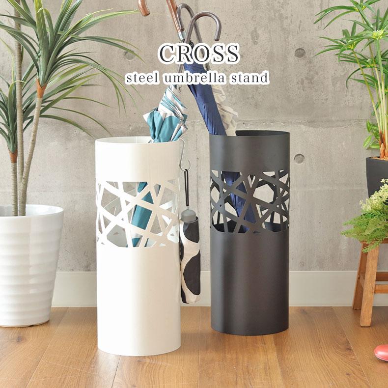 美品 大理石 傘立て 白/グレー マーブル柄 玄関装飾 アンブレラ