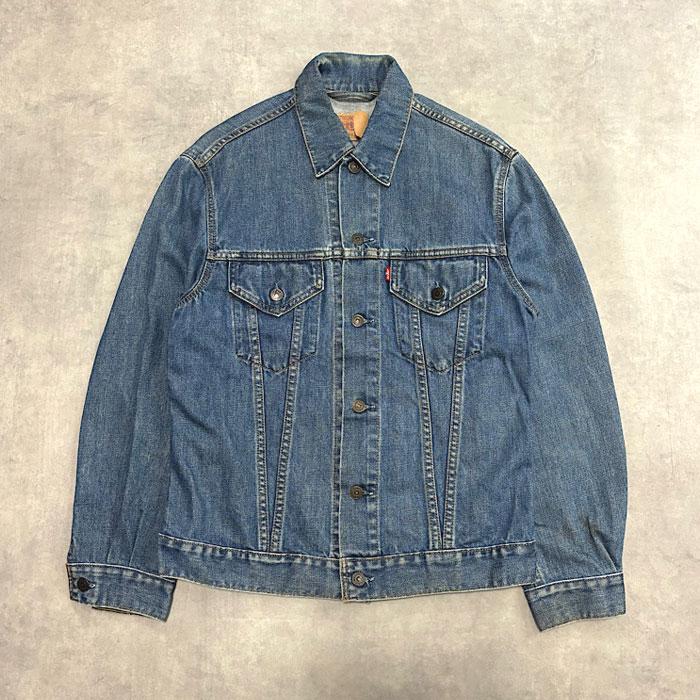 90's LEVI'S 70500-0414 EURO MODEL Denim Trucker Jacket SIZE/L Made