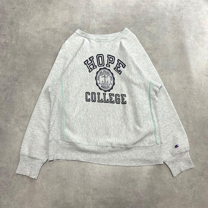 80's Champion Reverse Weave Sweat Shirt Made in USA L/GRAY 80年代