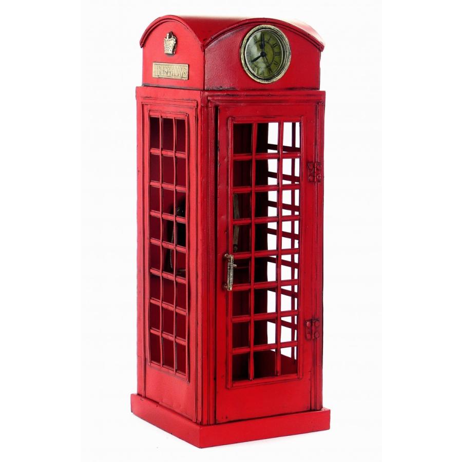 電話ボックス RedTelephoneBox 模型 アンティーク オブジェ レトロ