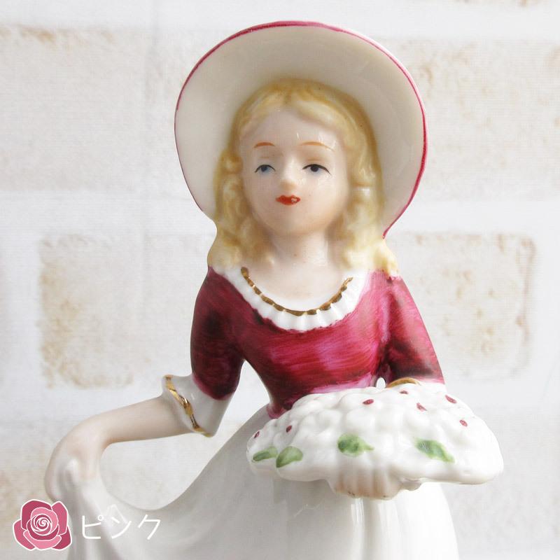 置物 インテリア 瀬戸物 陶製人形 西洋陶器 せともの レトロ