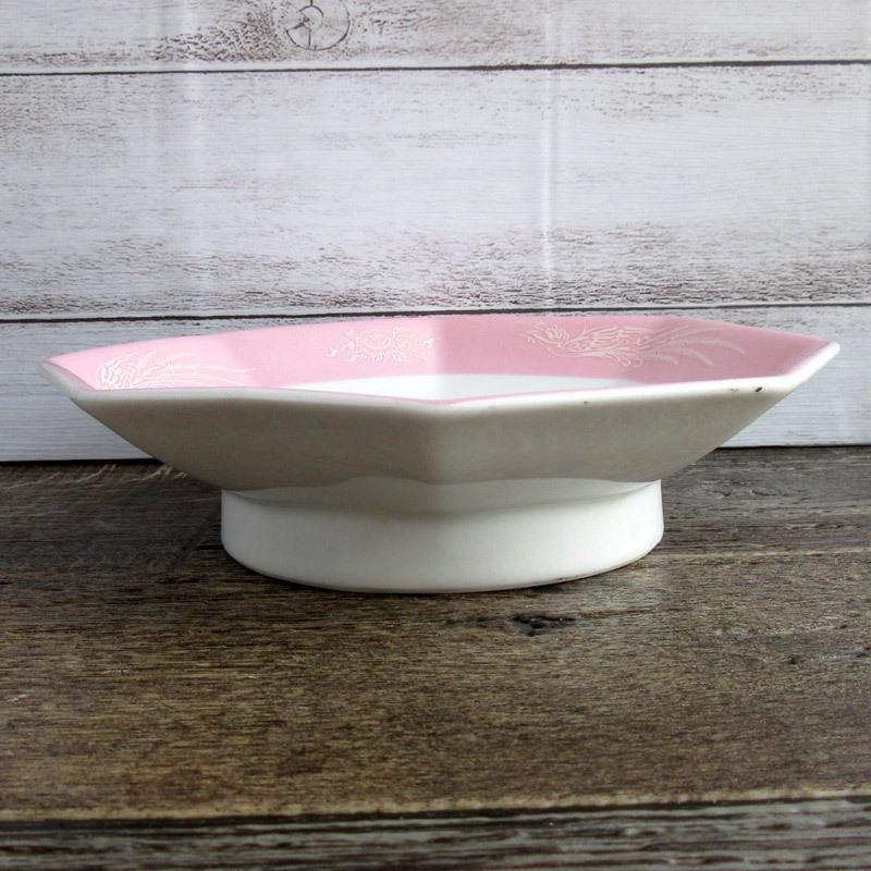 美品 源右衛門 小鉢 ドラゴン模様の 角型ボウル5枚セット 美品