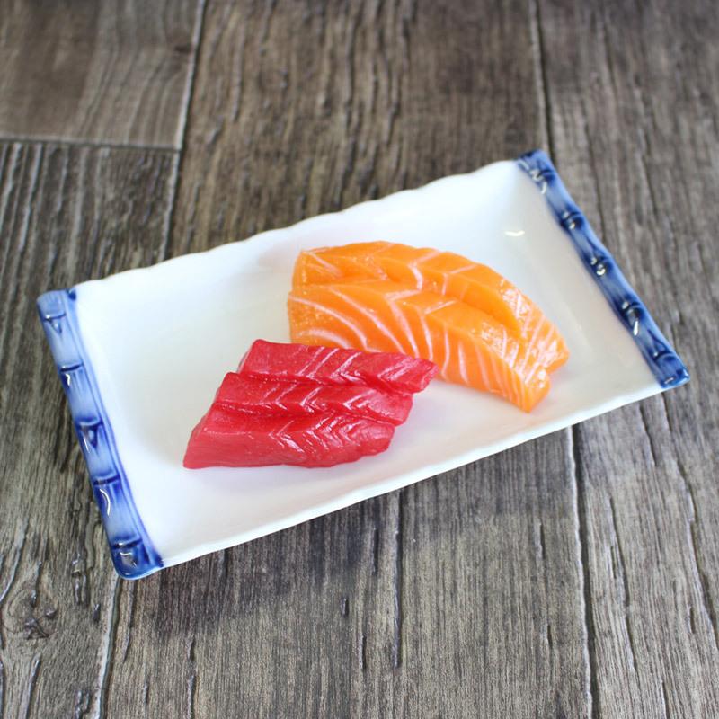 長角皿 17cm 刺身皿 焼き物皿 スクエア お刺身 天ぷら 焼魚 卵焼き 和