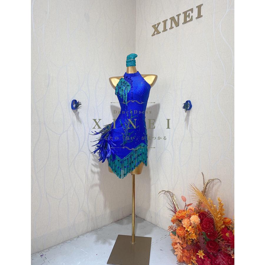 社交ダンスドレス ラテンドレス モダンドレス ロングスカート ダンス