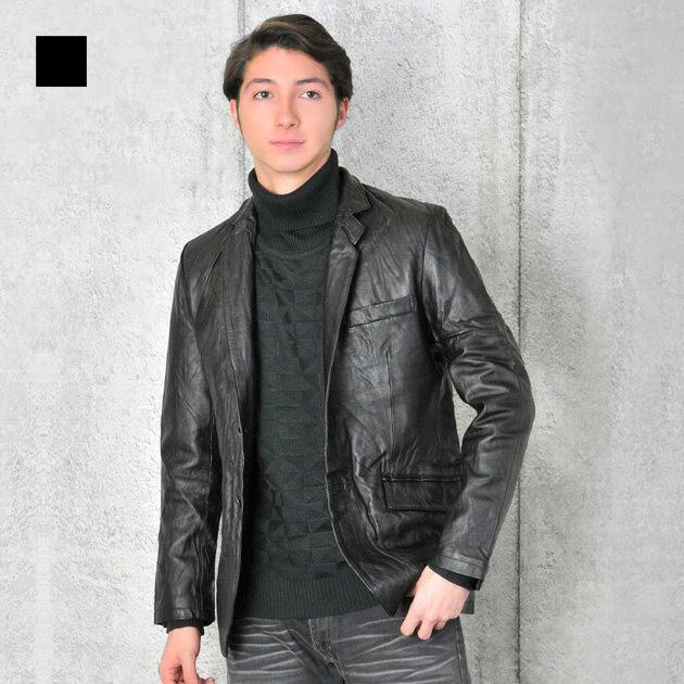 EVOLUTION（エボリューション） レザージャケット メンズ 本革 革