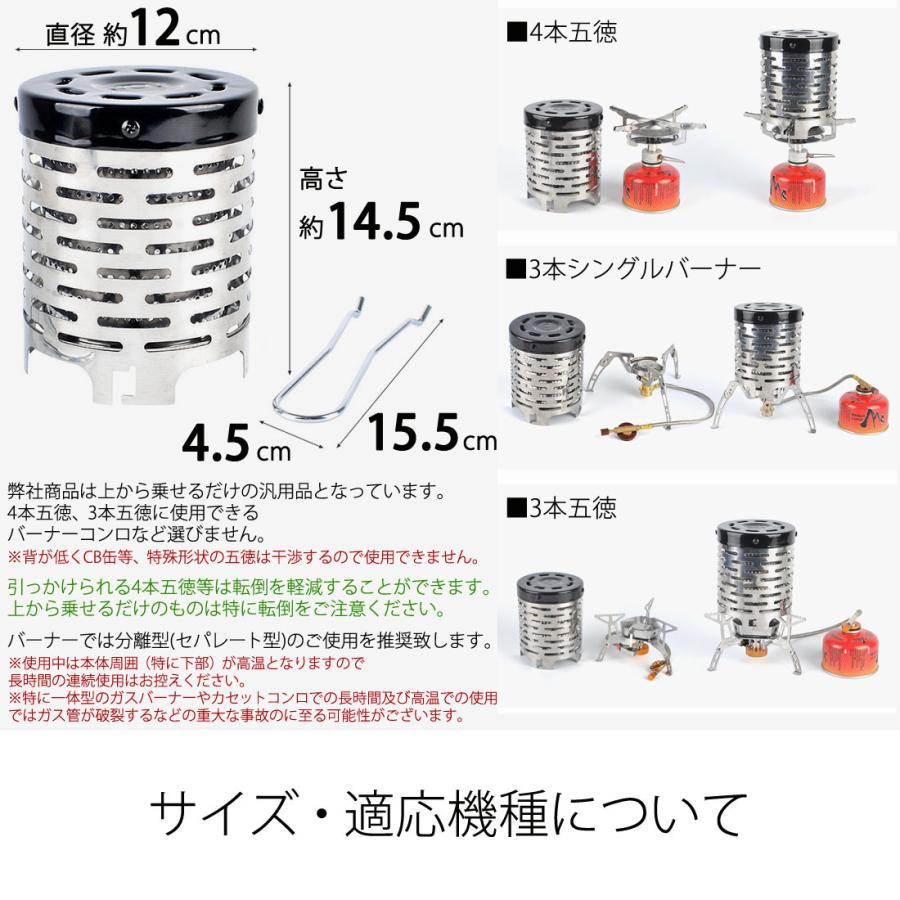 ポータブル 小型ストーブ シングルバーナー ガスコンロ ヒーター