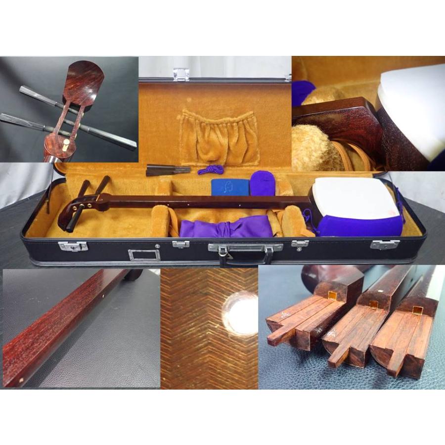 三味線 (中棹) セット 三味線 中棹 セット ハードケース付き 民謡 希少