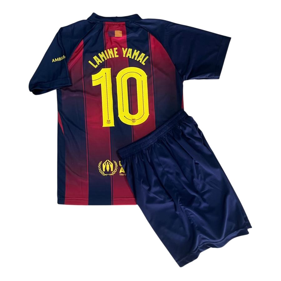 ヤマル背番号10 バルセロナ ホーム 25/26 レプリカユニフォーム 子供用
