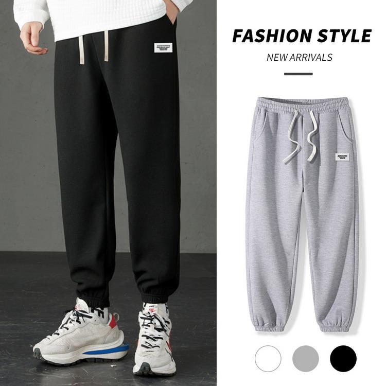 ジョガーパンツ ワッフル生地 スウェットパンツ 紐パン リブパン