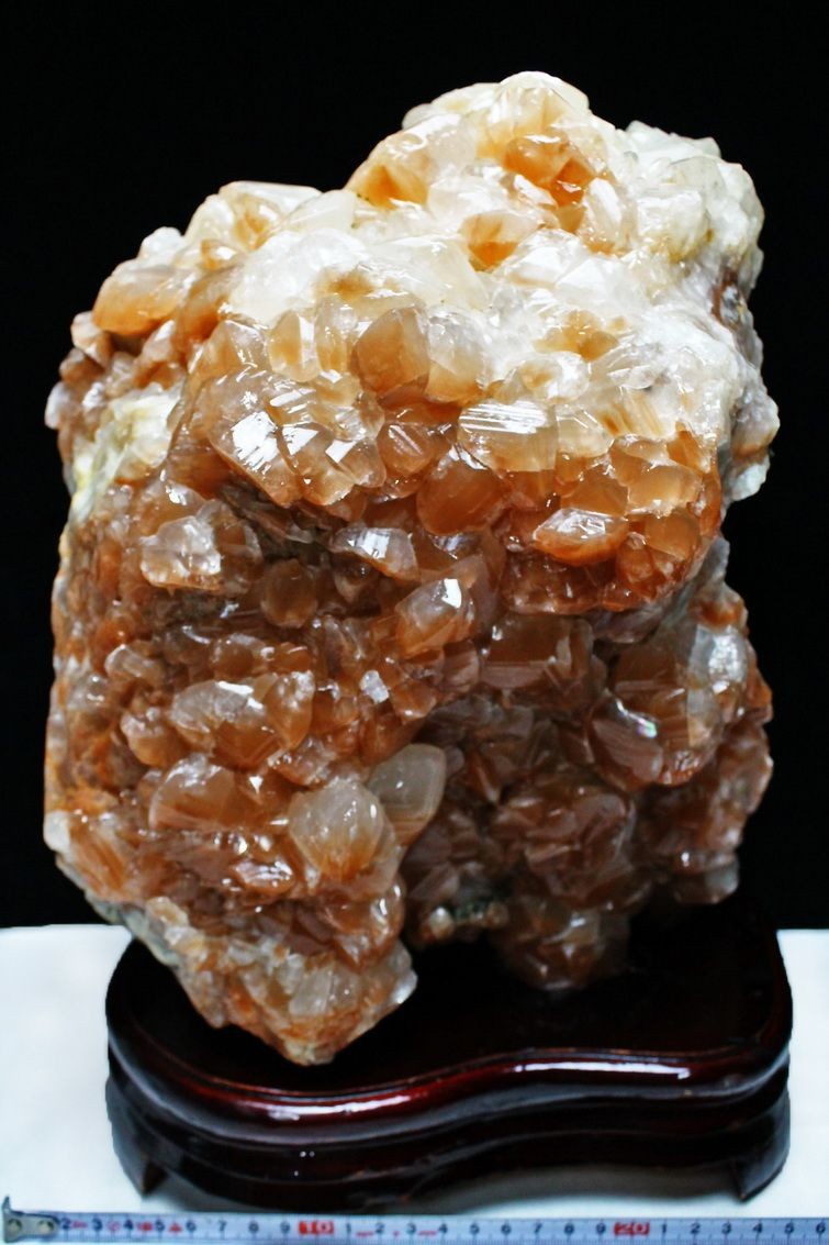 14.6Kg フローライト クラスター 台座付き 同梱不可[T768-642]