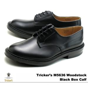 Tricker's（トリッカーズ） プレーントゥ ウッドストック ブラック