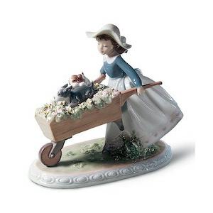 LLADRO（リヤドロ） リヤドロ人形リヤドロ乗せてあげる5460リヤドロ犬