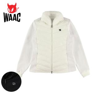 WAAC ワック 半袖 ダウンジャケット ホワイト系 3 ゴルフウェア