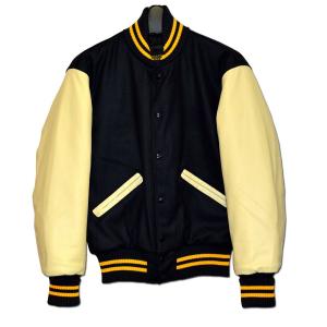 DeLong（デロング） 還暦スタジャン 赤白 SCARLET&WHITE スカーレット