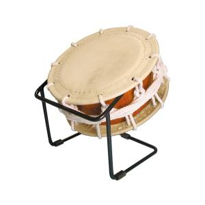 締太鼓35cm（ボルト締め・あわせ胴） 鉄製座り台座セット【1707-B