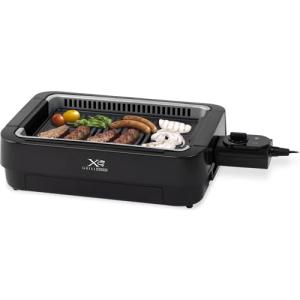 山善（YAMAZEN） 煙の少ない焼肉グリル closto CLIKM125E3GY グレー