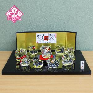 三枝惣太郎 十二支セット T-78 三枝作 / 鋳鉄 十二支 干支 置物 置き物