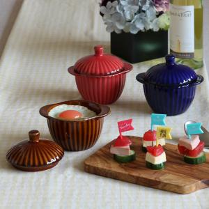 TAMAKI ココット 11cm 蓋付き ギャザー （ 食洗機対応 電子レンジ対応