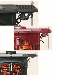 ウォーミングシェルフ黒 / アンコール用 薪ストーブアクセサリー : 薪