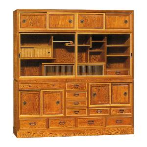 飾り棚 和風 和室 飾棚 YK332 あじろ民芸 : 戸田家具 - 通販 - Yahoo