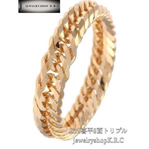 K18喜平8面トリプル リング 11号〜 : 通販SHOPTEBURAYA - 通販 - Yahoo