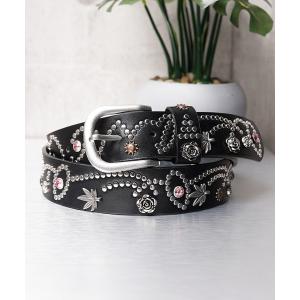 JieDa（ジエダ） JieDa WIDE STUDS BELT BLACK / 2026SS スタッズ