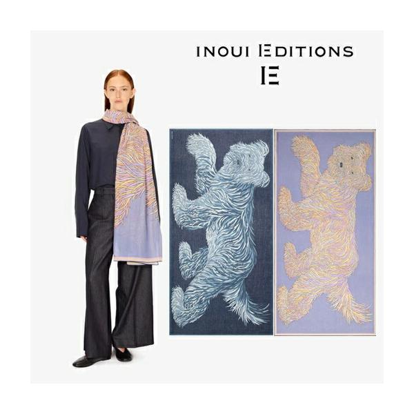 INOUI EDITIONS イヌイエディションズ プリントスカーフ ストール
