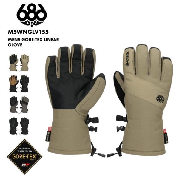 686（シックスエイトシックス） メンズ GORE-TEX 5指グローブ スマホ