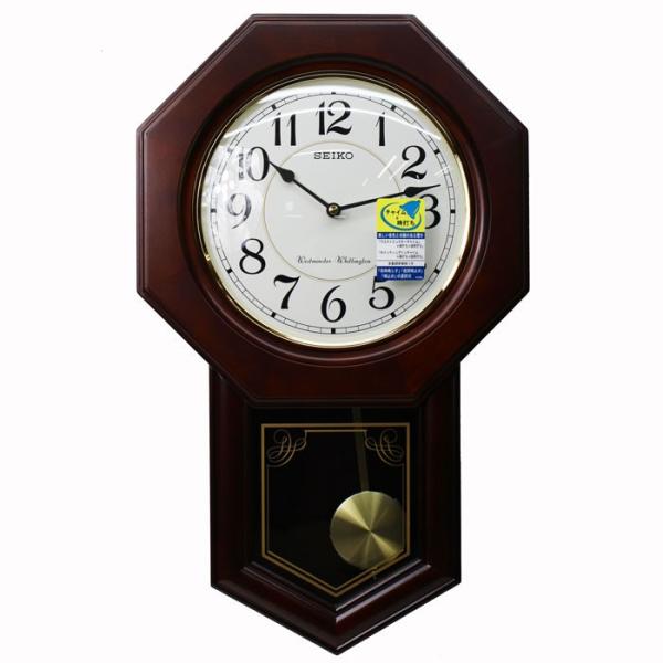 SEIKO（セイコー） 掛け時計 報時時計 振り子時計 八角尾長 球面ガラス