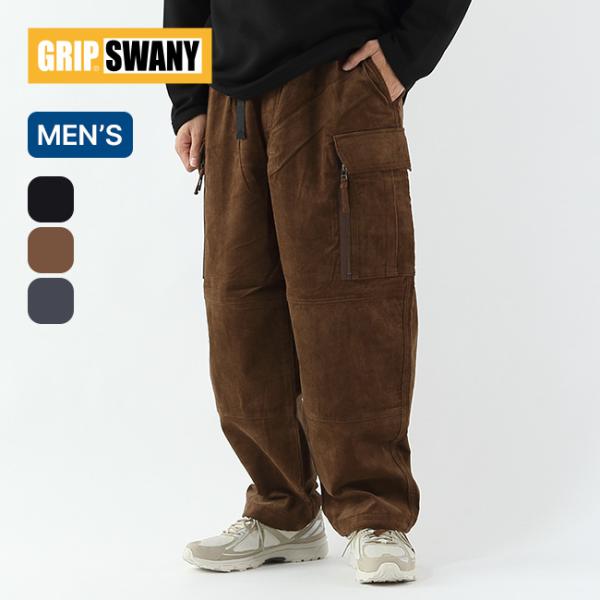 GRIP SWANY コーディロイブッシュパンツ ダークグレー L 25AW