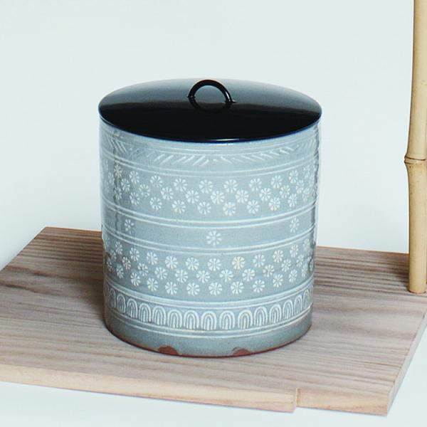 N966 水指 『光山造』『三島手』『丸形水指』 共箱 茶道具 N966 水