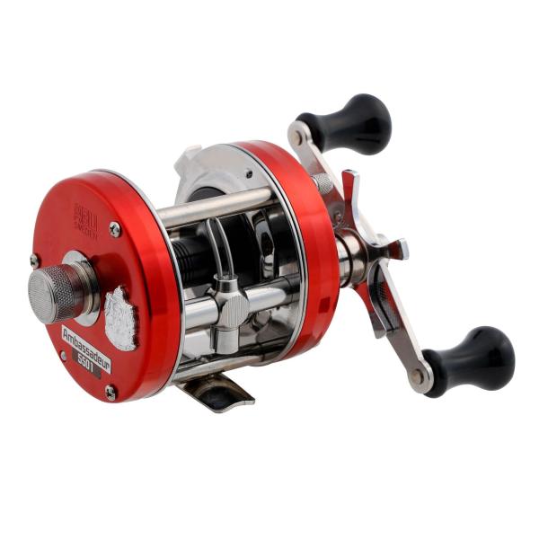 値下げ アンバサダー 5501C BIG A レッド アブガルシア Abu 左 値下げ