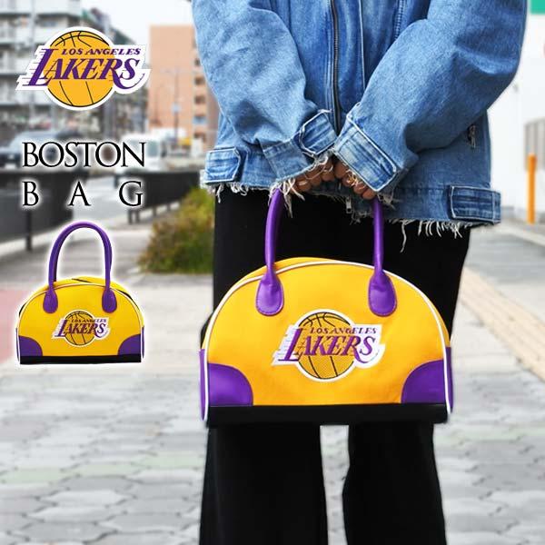レイカーズ ボストン バッグ NBA LOS ANGELES LAKERS ロゴ エンブレム
